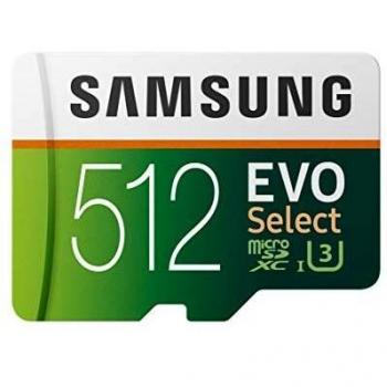 EVO SELECT 512GB MICROSD – FULL HD & 4K UHD