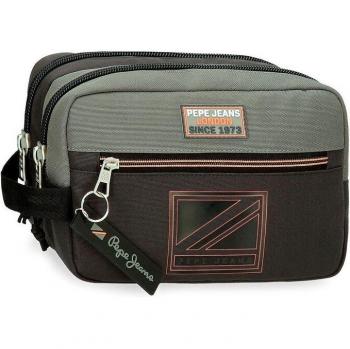 Neceser Pepe Jeans Cody doble compartimento verde