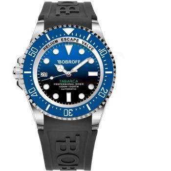 Bobroff Reloj Hombre Analogico Automatico con Correa de Caucho BF0003iba-BFSTN