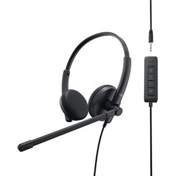 Dell Cuffie stereo WH1022, colore: Nero