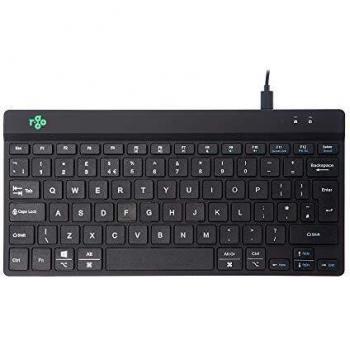 R-GO Tools Compact Break Tastiera Cablata QWERTY UK Nero