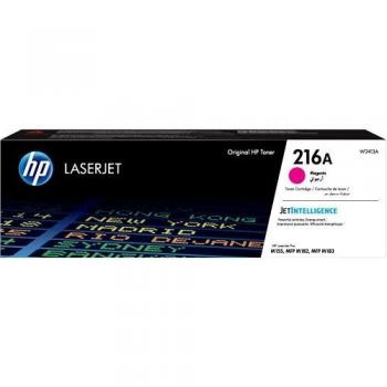 HP 216A W2413A Cartuccia Toner Originale, Capacità Standard da 850 Pagine, Compatibile con Stampanti Color LaserJet Pro MFP M183fw, Magenta
