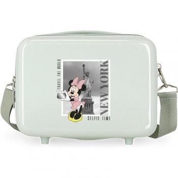 Disney Neceser ABS Minnie Nueva York Verde