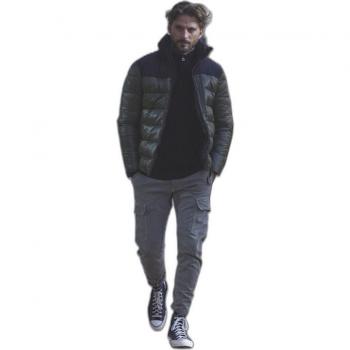 Koge Army Jogg tapered arqué kaki vert en coton Seth