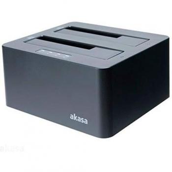 Akasa DuoDock X3 Doppio Alloggiamento USB 3.0