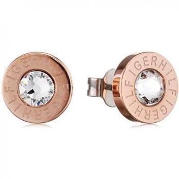 Pendientes de botón Tommy Hilfiger para Mujer con cristales