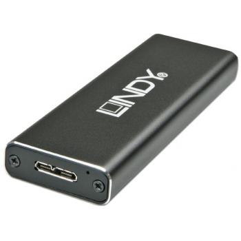 Lindy 43187 Enclosure SSD M.2 Esterno Nero
