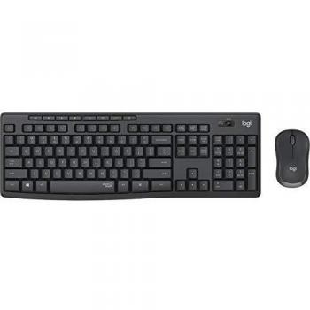 Logitech MK295 Kit Mouse e Tastiera Wireless – Tecnologia SilentTouch, Tastierino Numerico, Tasti Scelta Rapida, Tracciamento
