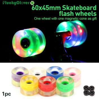 1pc Skateboard Flash Roller Wheel 60mm