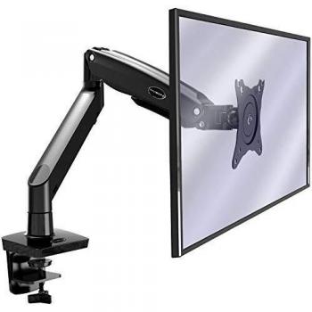 Invision Supporto per Monitor, Braccio Schermo per PC 22-35, Ergonomico Altezza Regolabile (Alimentato a Gas), Movimento Completo, Morsetto Inclinazione e Rotazione VESA 75mm e 100mm, Peso 3kg a 12kg (MX450)